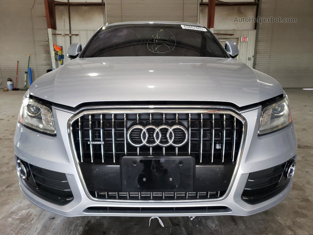 2016 Audi Q5 Premium Plus Silver vin: WA1L2AFP2GA067506