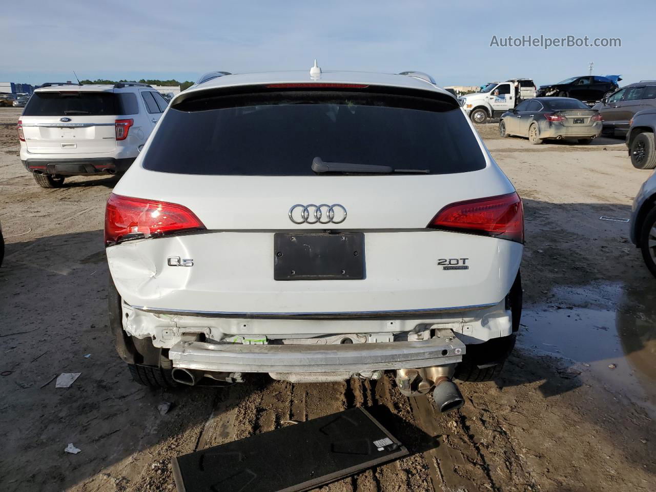 2016 Audi Q5 Premium Plus White vin: WA1L2AFP2GA069658