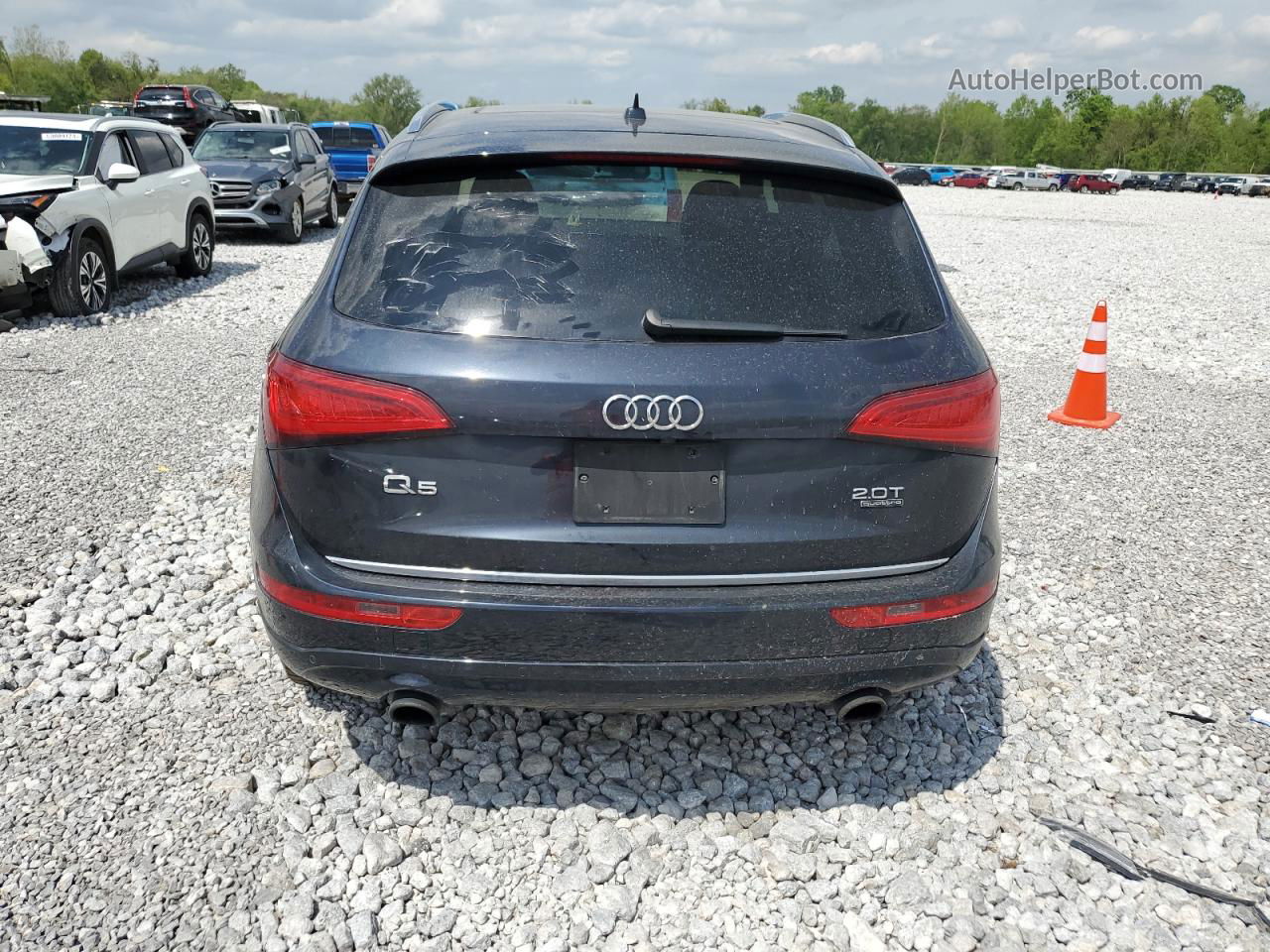 2016 Audi Q5 Premium Plus Blue vin: WA1L2AFP2GA107633