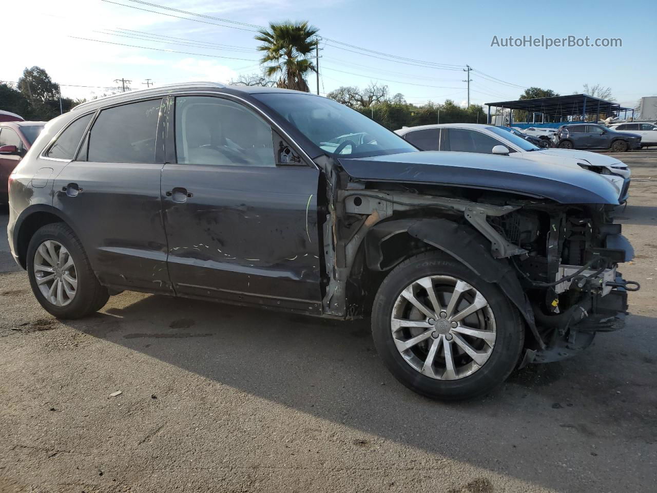 2016 Audi Q5 Premium Plus Синий vin: WA1L2AFP2GA133357