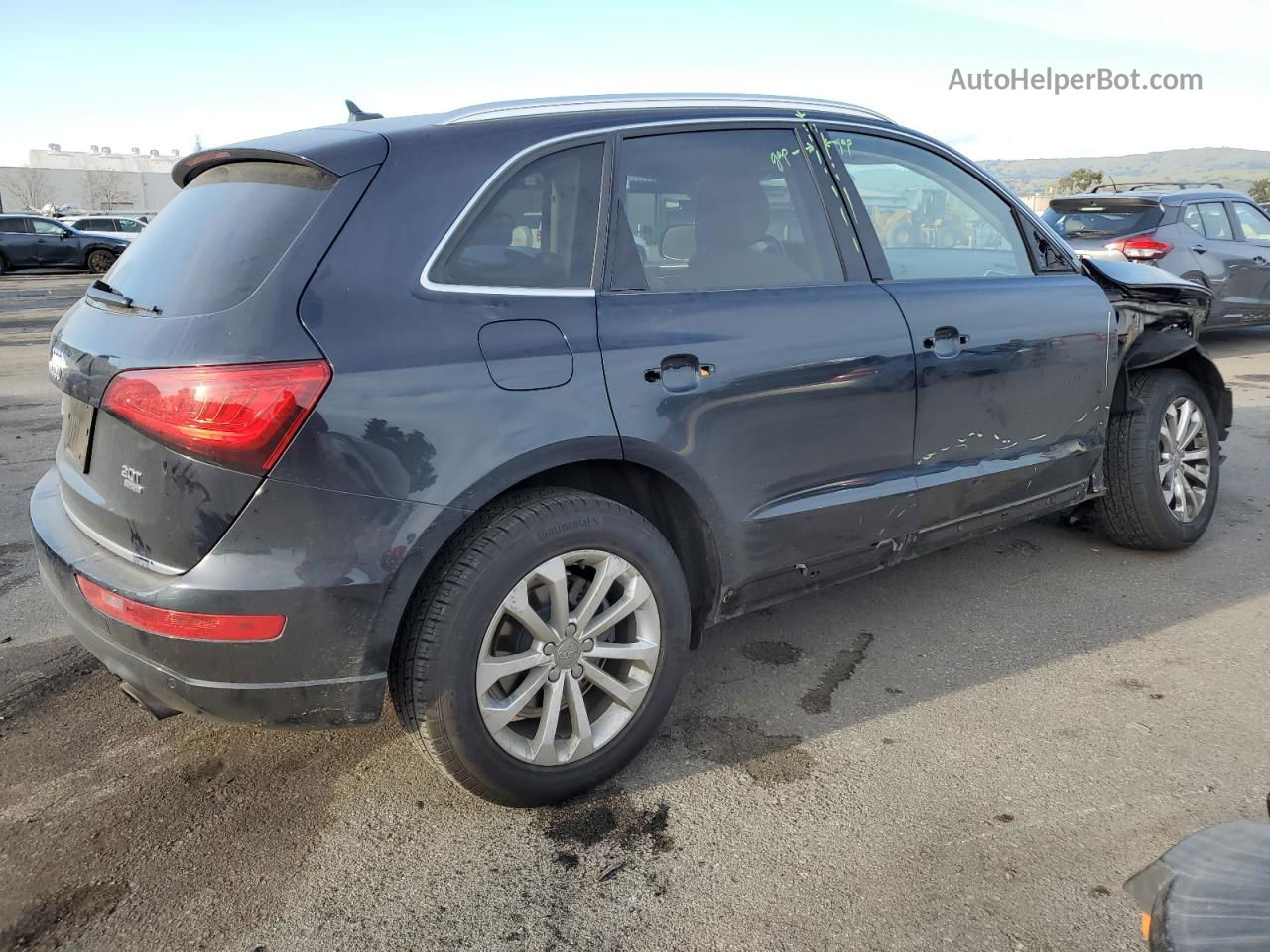 2016 Audi Q5 Premium Plus Синий vin: WA1L2AFP2GA133357