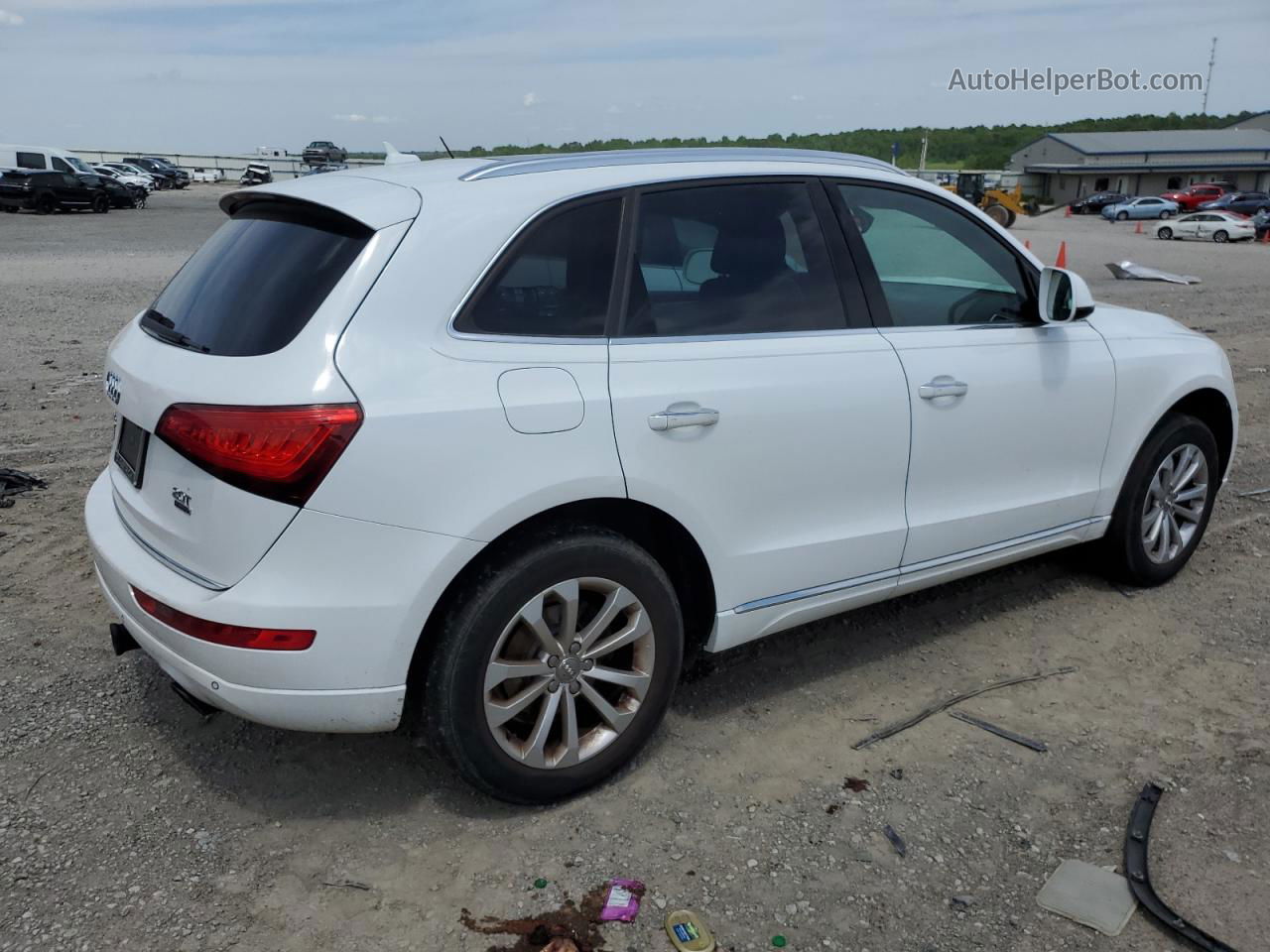 2016 Audi Q5 Premium Plus White vin: WA1L2AFP3GA002695