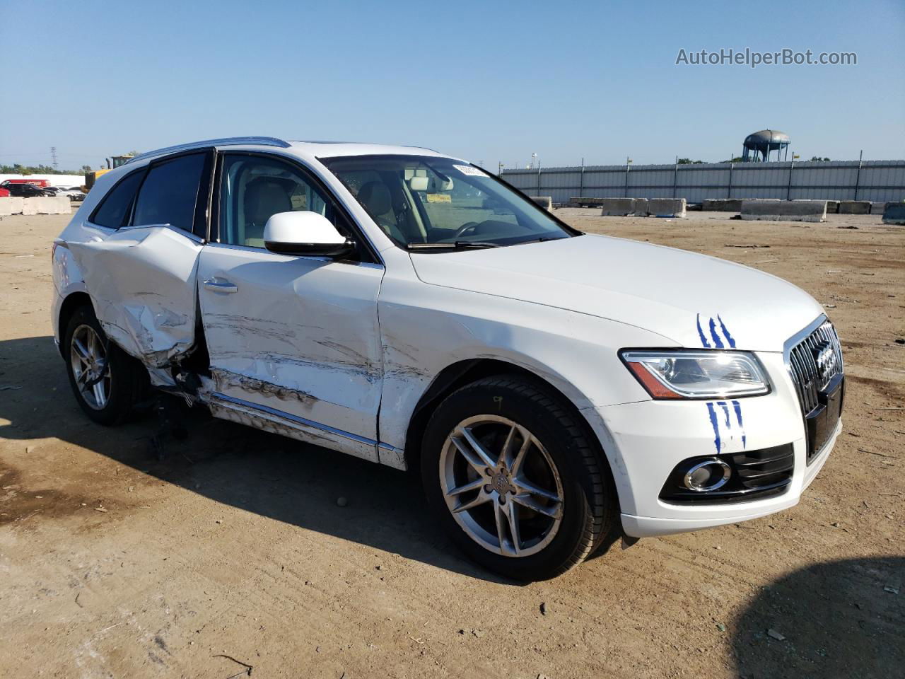 2016 Audi Q5 Premium Plus White vin: WA1L2AFP3GA008822