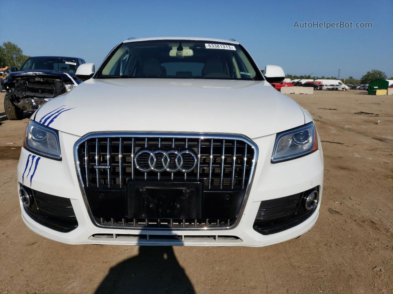 2016 Audi Q5 Premium Plus White vin: WA1L2AFP3GA008822