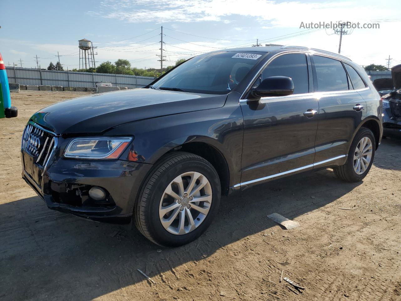 2016 Audi Q5 Premium Plus Синий vin: WA1L2AFP3GA031520