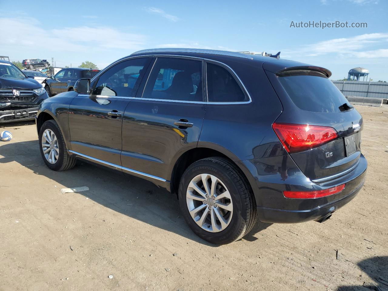 2016 Audi Q5 Premium Plus Синий vin: WA1L2AFP3GA031520