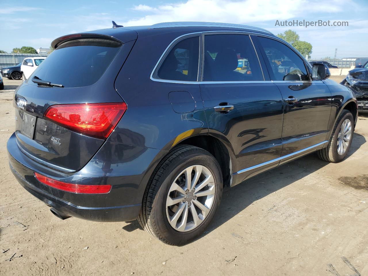 2016 Audi Q5 Premium Plus Синий vin: WA1L2AFP3GA031520