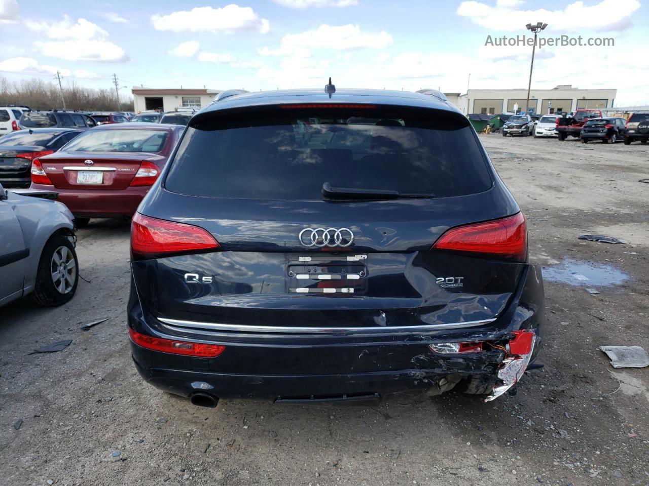 2016 Audi Q5 Premium Plus Синий vin: WA1L2AFP3GA089577