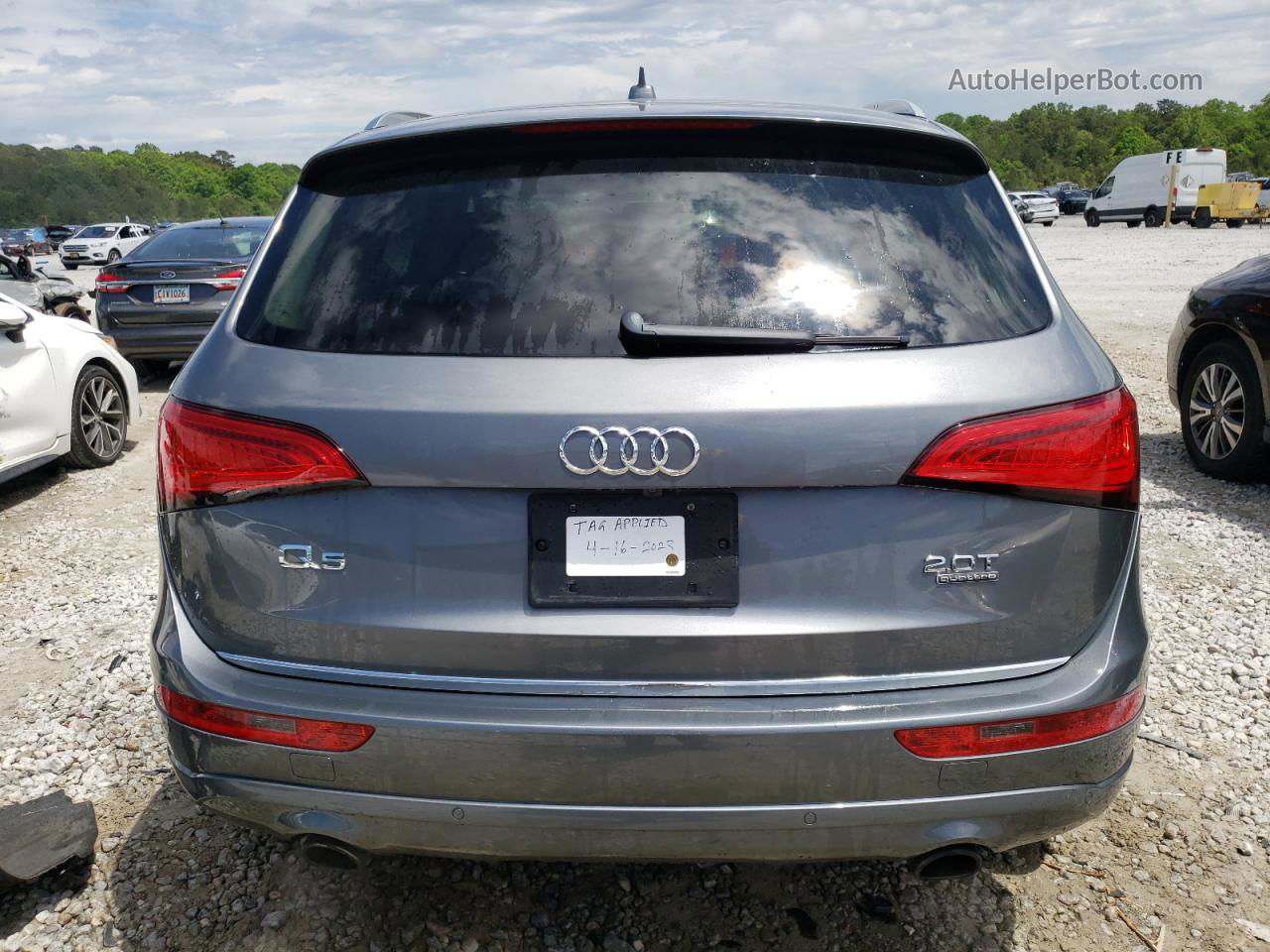 2016 Audi Q5 Premium Plus Gray vin: WA1L2AFP3GA091524