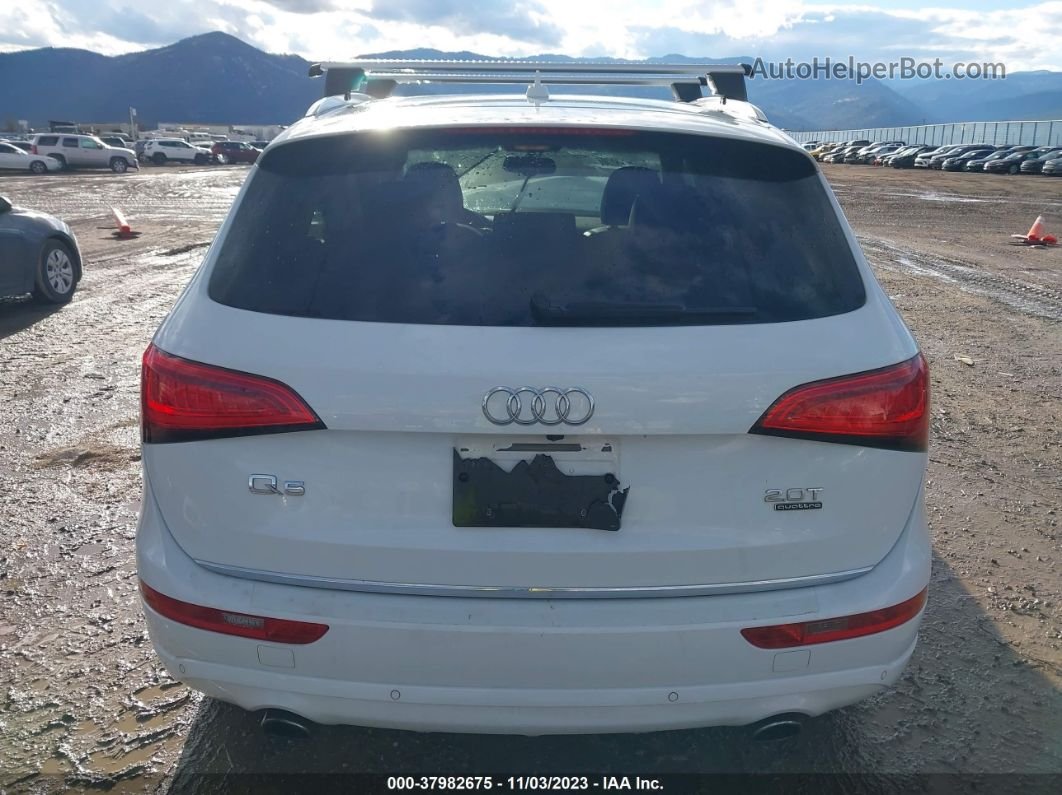 2016 Audi Q5 2.0t Premium White vin: WA1L2AFP3GA092446