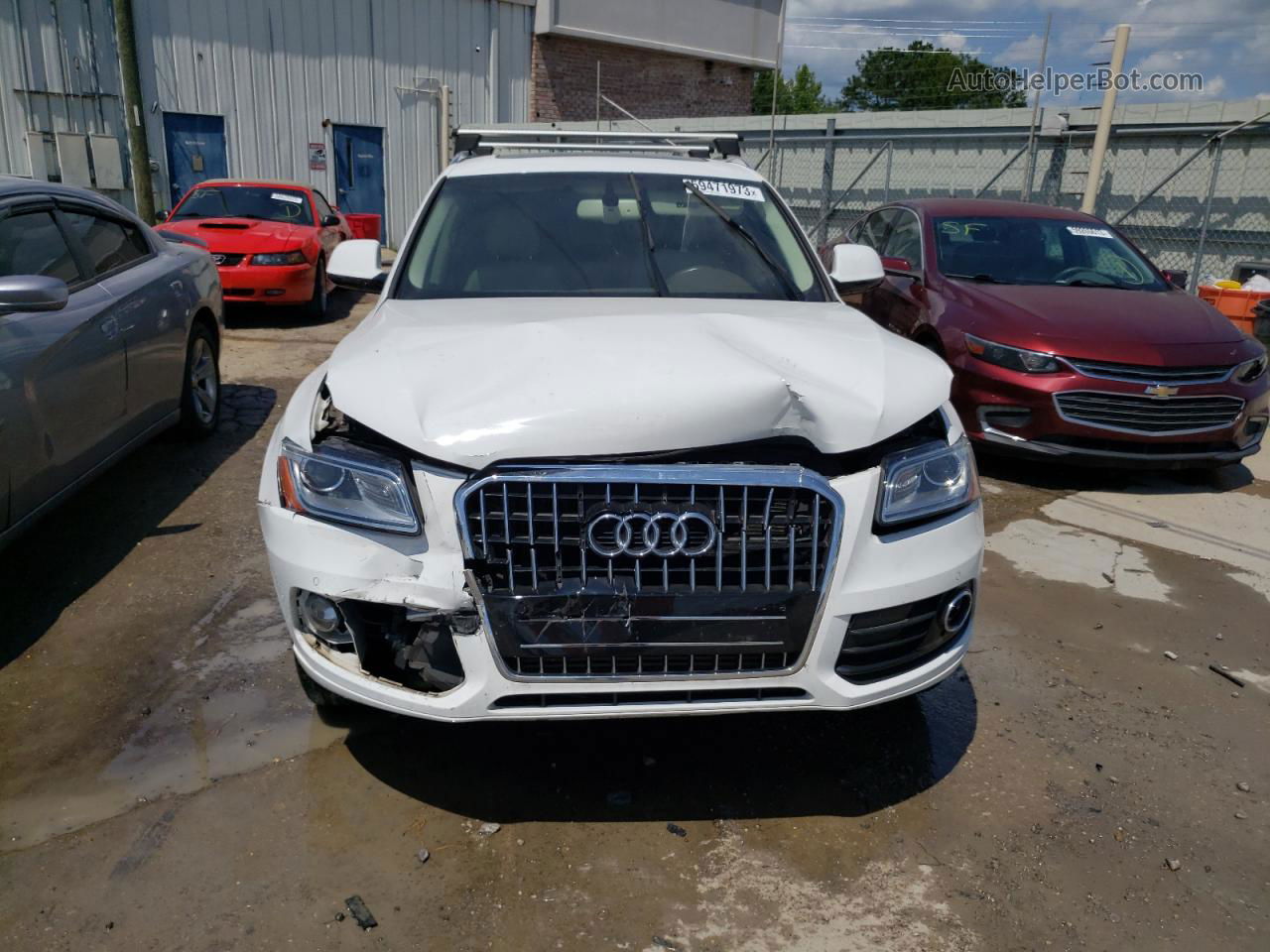 2016 Audi Q5 Premium Plus White vin: WA1L2AFP3GA107818