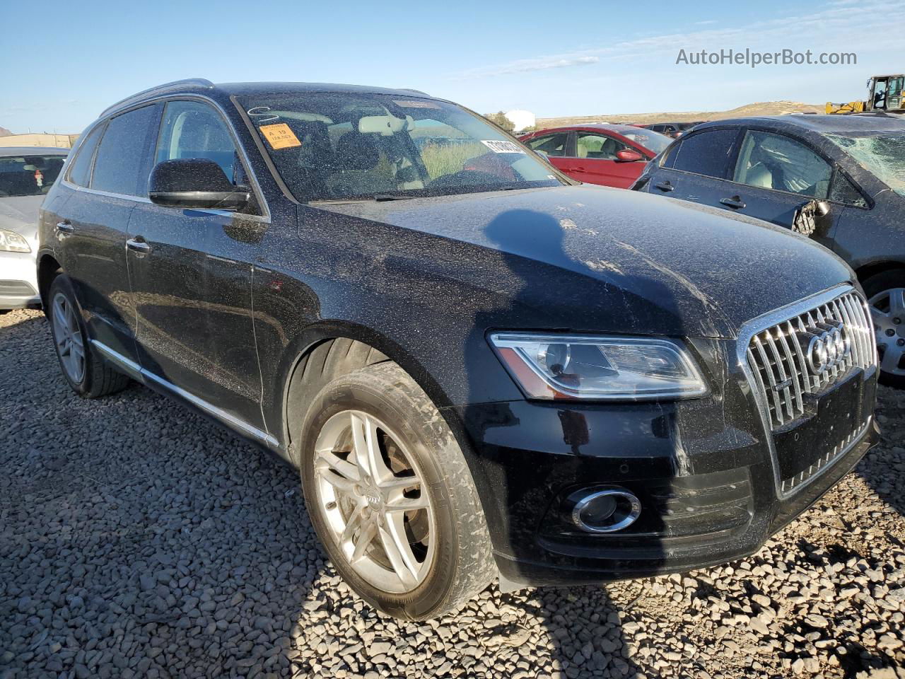 2016 Audi Q5 Premium Plus Черный vin: WA1L2AFP4GA016301