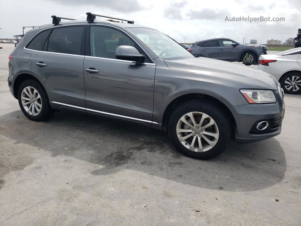 2016 Audi Q5 Premium Plus Gray vin: WA1L2AFP4GA040968