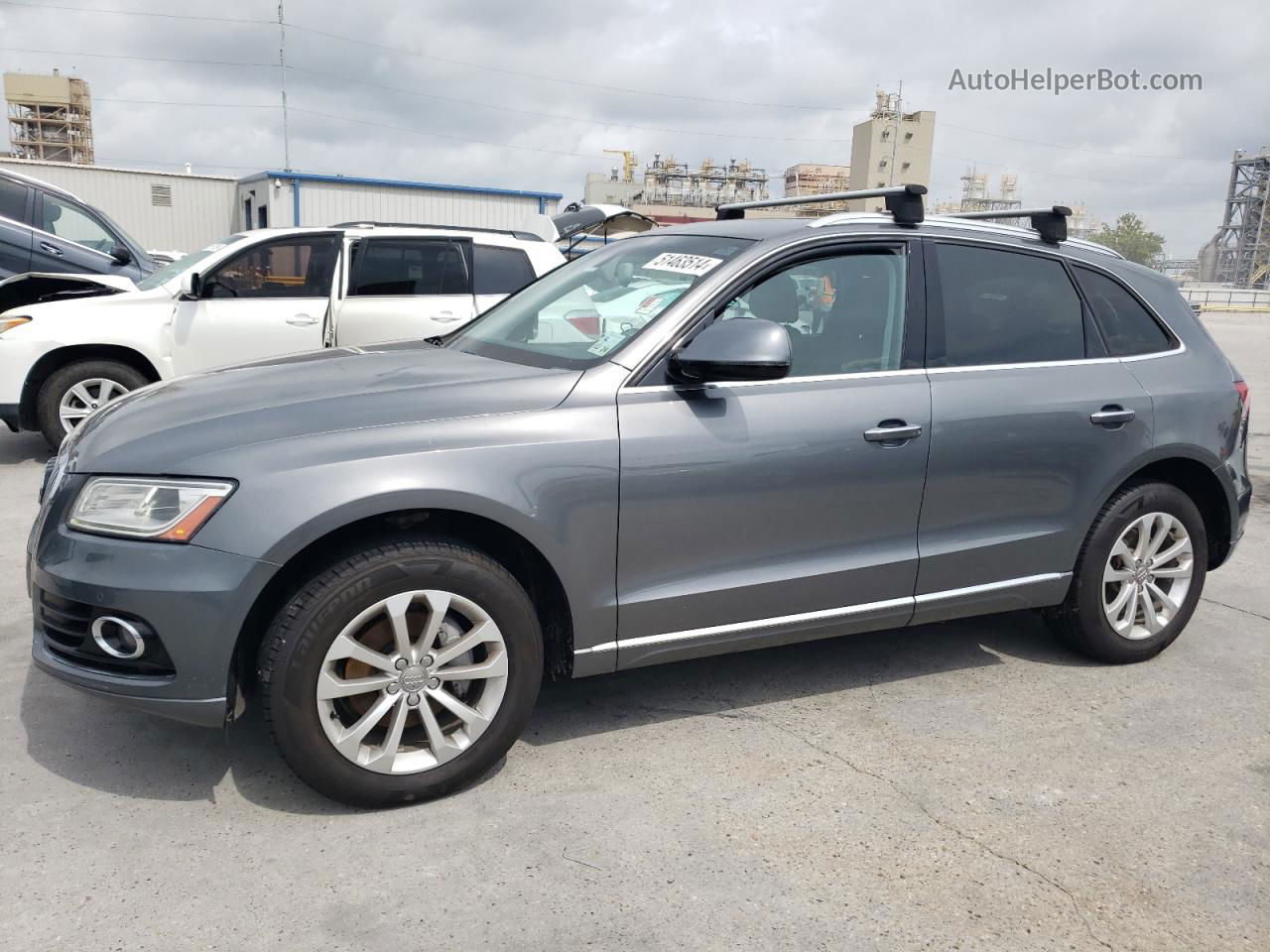 2016 Audi Q5 Premium Plus Gray vin: WA1L2AFP4GA040968