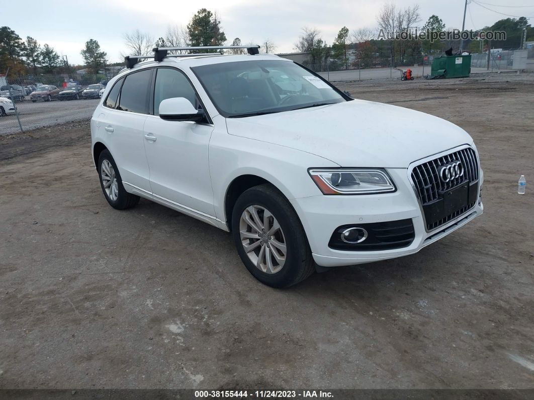 2016 Audi Q5 2.0t Premium White vin: WA1L2AFP4GA075719