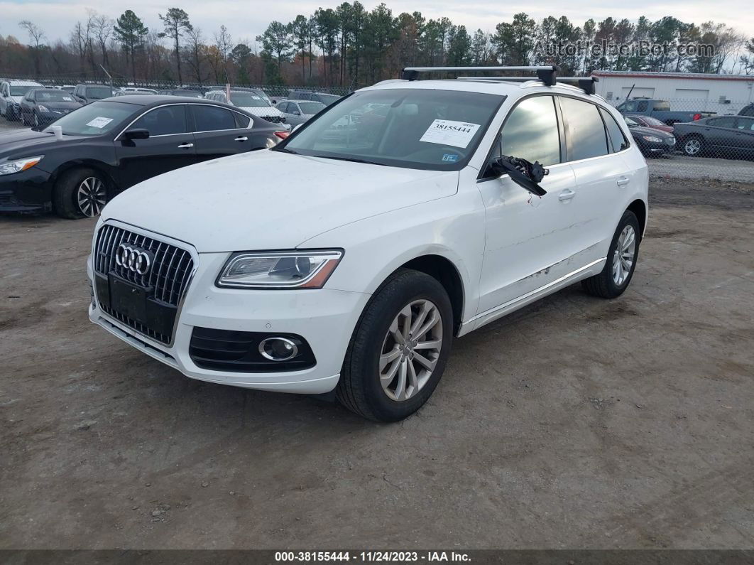 2016 Audi Q5 2.0t Premium White vin: WA1L2AFP4GA075719