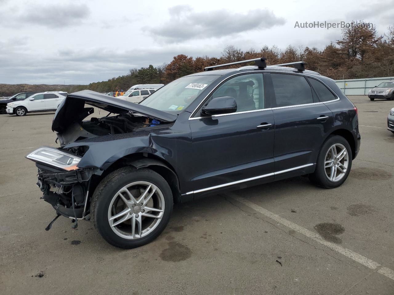 2016 Audi Q5 Premium Plus Blue vin: WA1L2AFP4GA087448