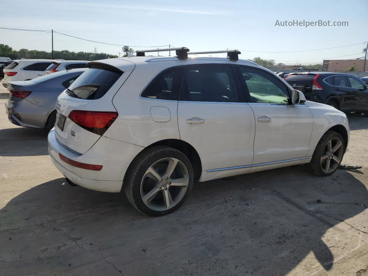 2016 Audi Q5 Premium Plus Белый vin: WA1L2AFP4GA088762