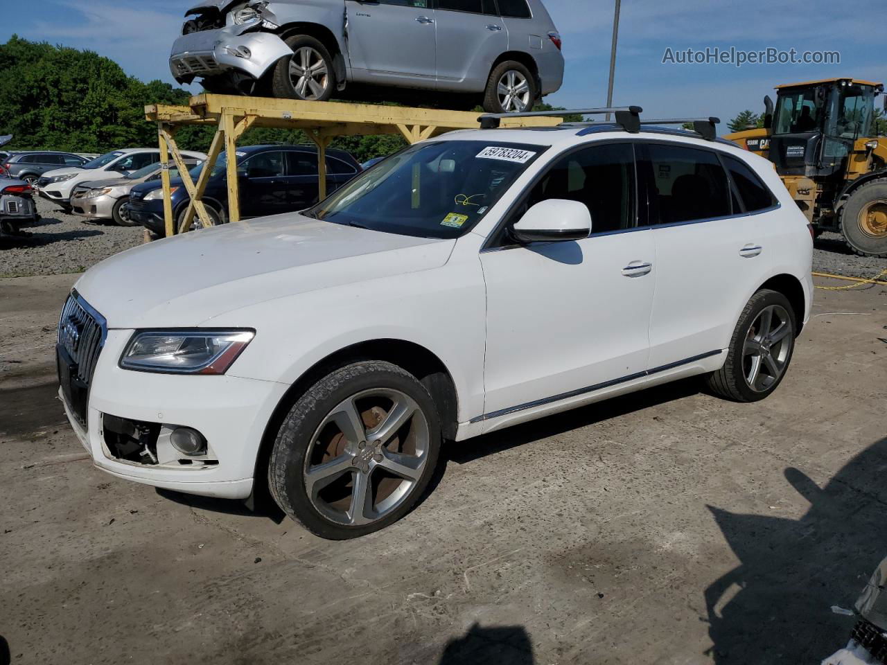 2016 Audi Q5 Premium Plus White vin: WA1L2AFP4GA088762