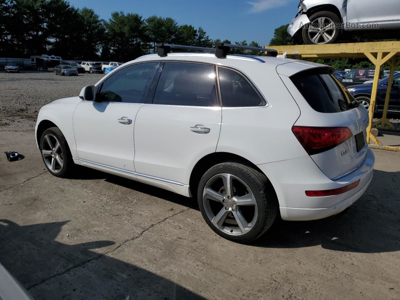 2016 Audi Q5 Premium Plus Белый vin: WA1L2AFP4GA088762