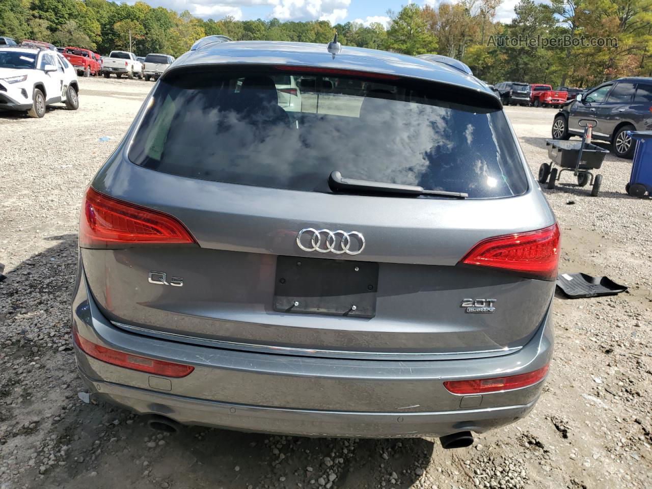 2016 Audi Q5 Premium Plus Серый vin: WA1L2AFP5GA008367