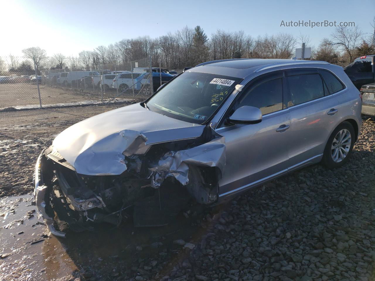 2016 Audi Q5 Premium Plus Blue vin: WA1L2AFP5GA034953