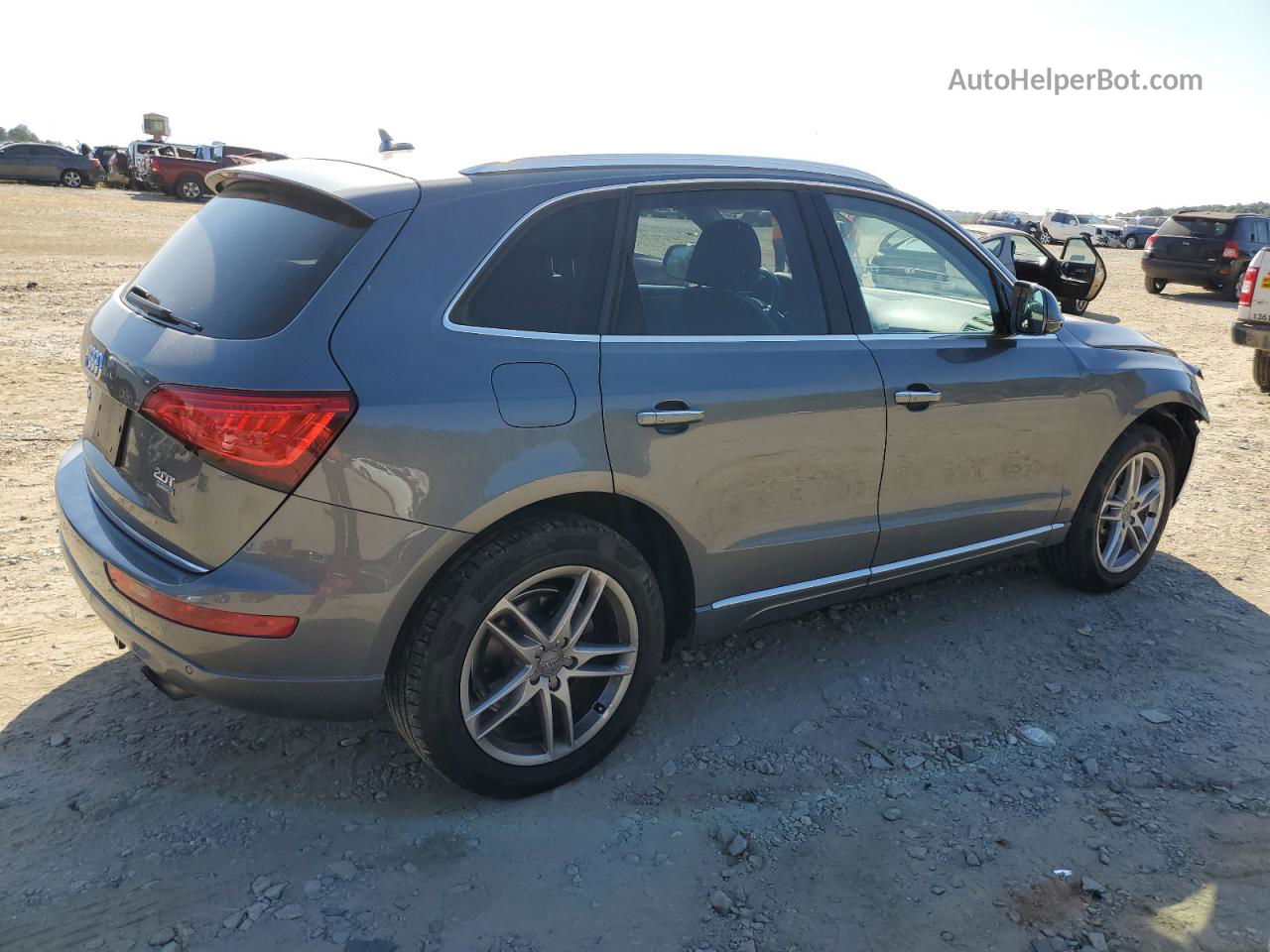 2016 Audi Q5 Premium Plus Gray vin: WA1L2AFP5GA067242