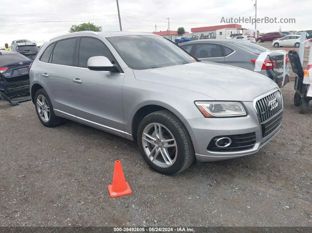 2016 Audi Q5 Premium Plus Серебряный vin: WA1L2AFP5GA090990