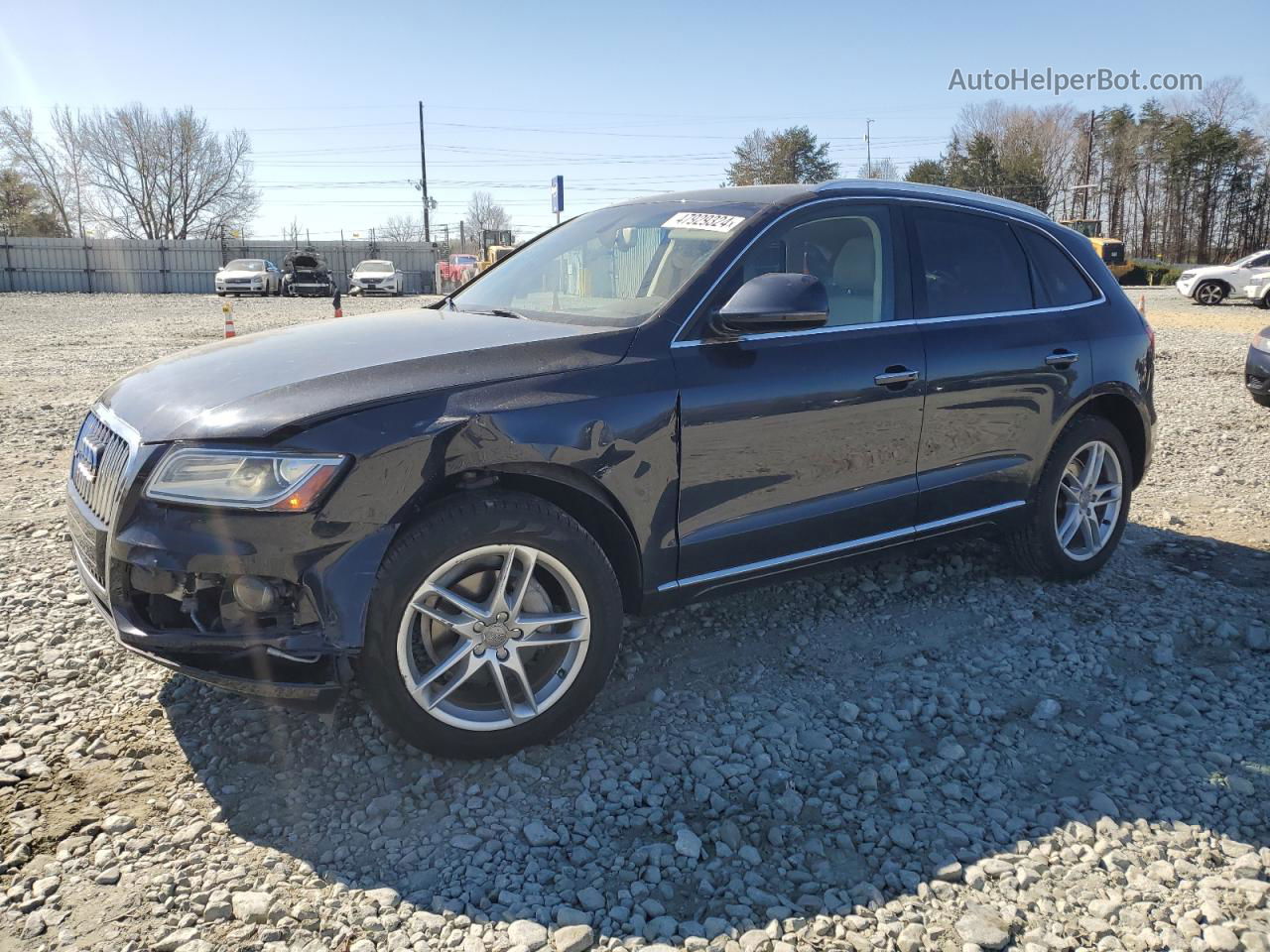 2016 Audi Q5 Premium Plus Синий vin: WA1L2AFP5GA118240