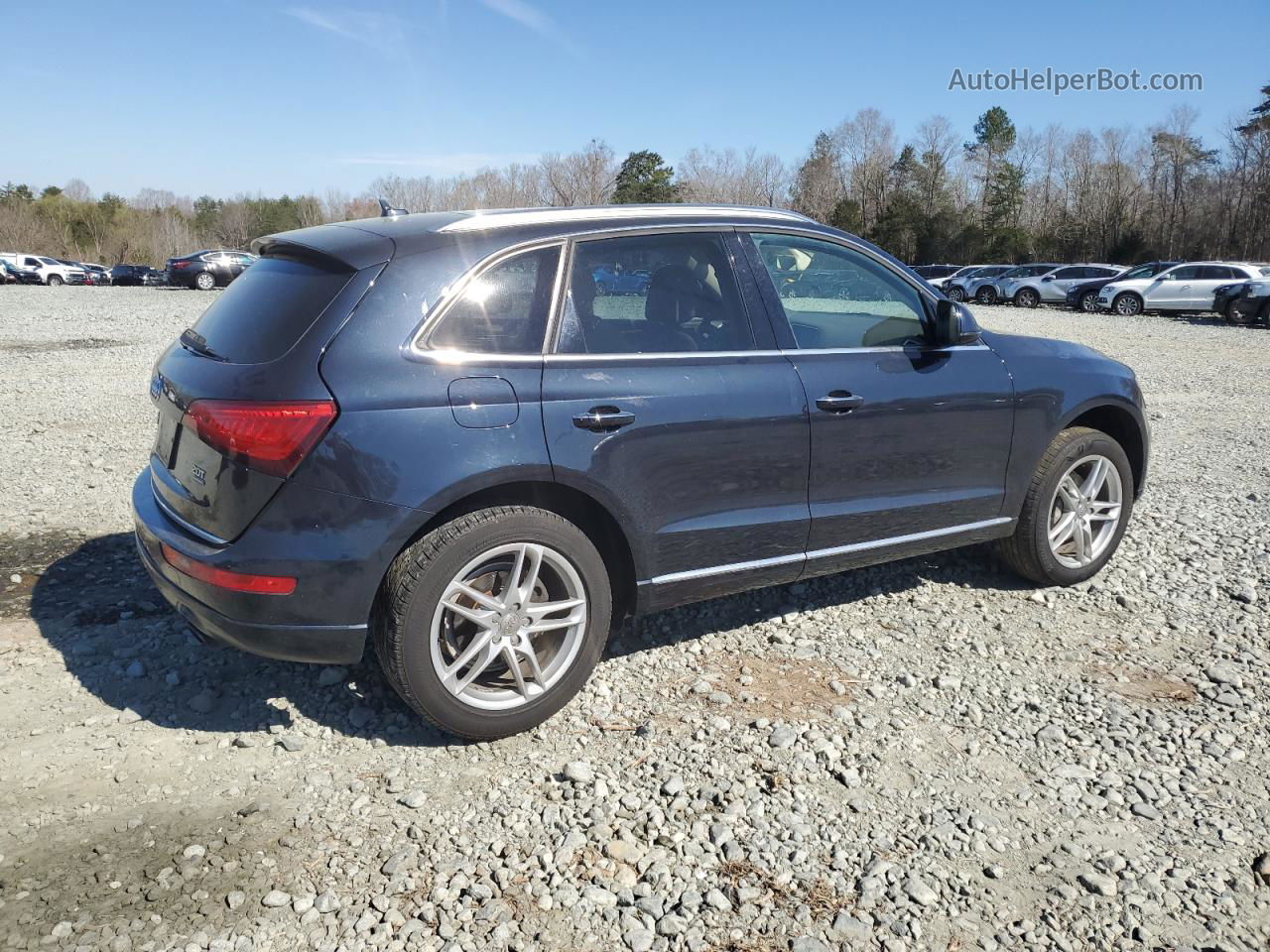 2016 Audi Q5 Premium Plus Синий vin: WA1L2AFP5GA118240