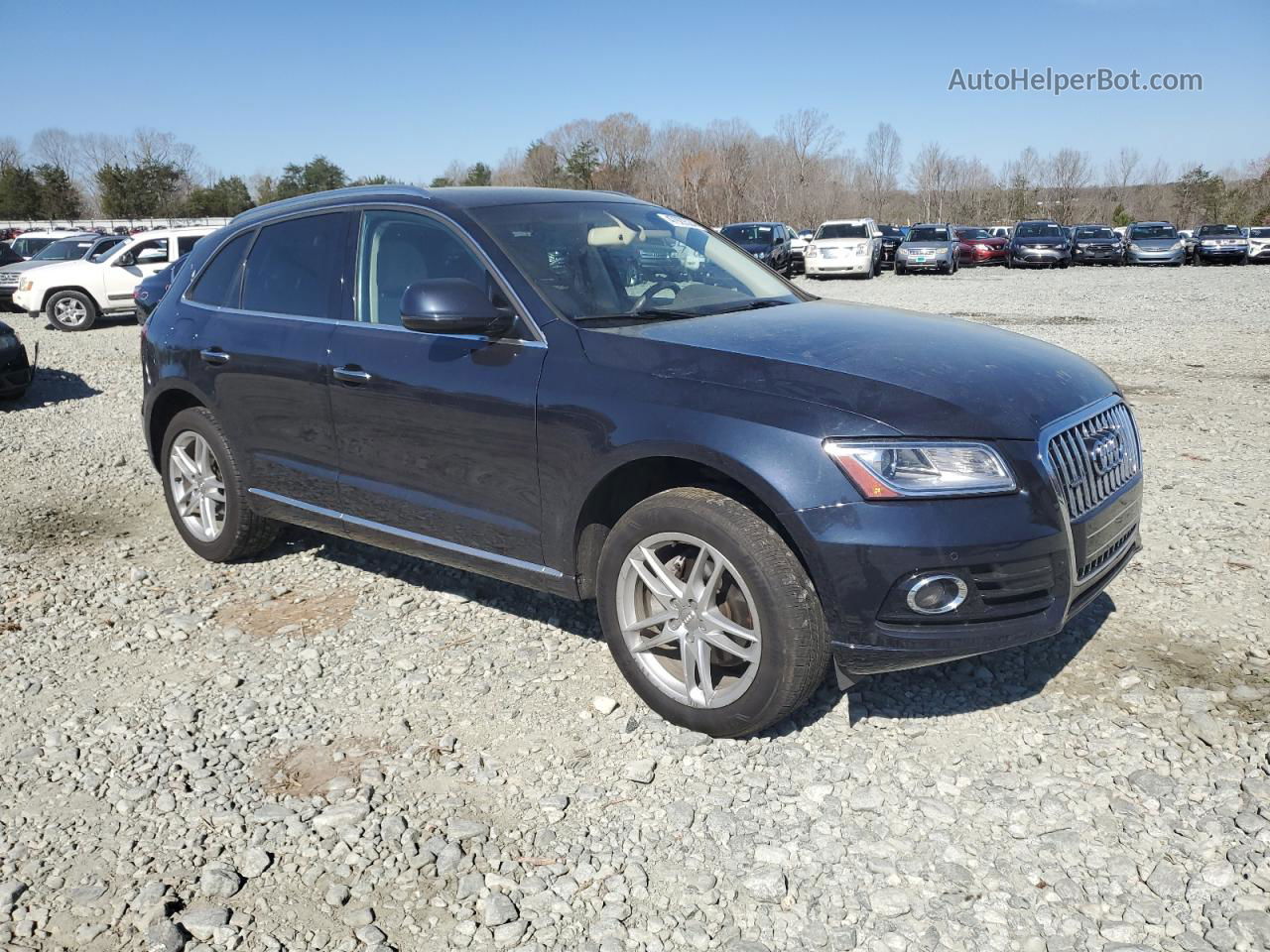 2016 Audi Q5 Premium Plus Blue vin: WA1L2AFP5GA118240