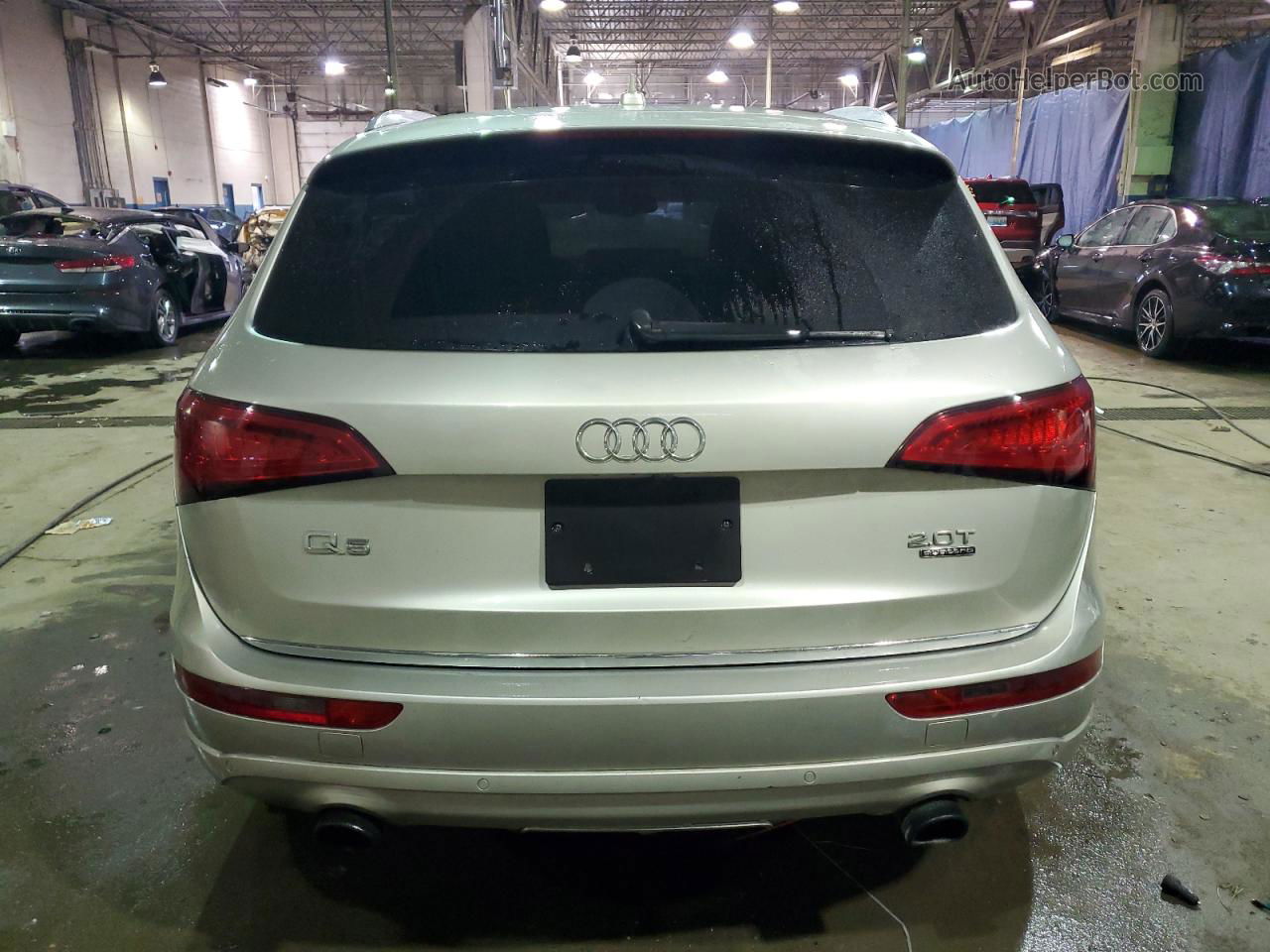 2016 Audi Q5 Premium Plus Gray vin: WA1L2AFP6GA047534