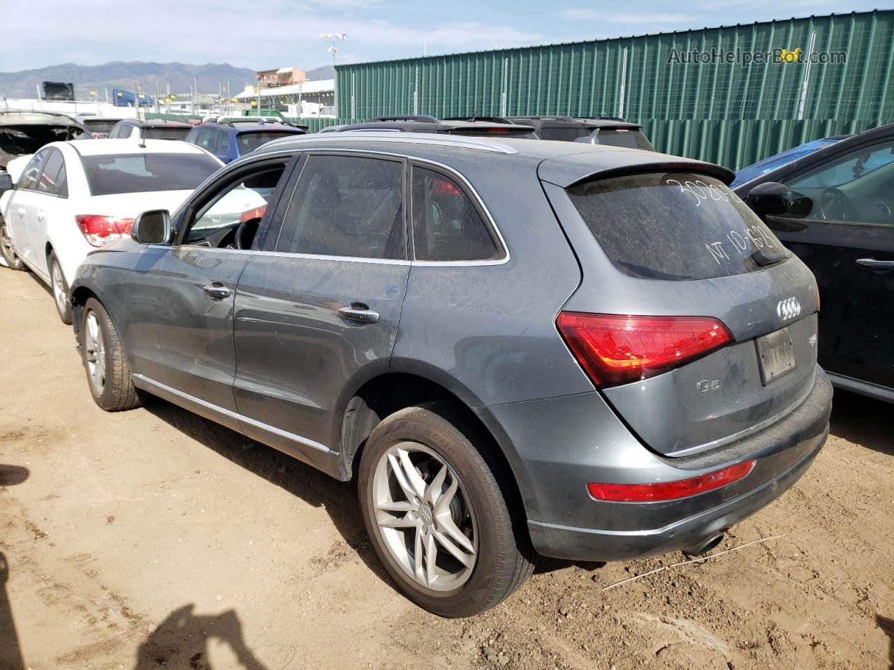 2016 Audi Q5 Premium Plus Gray vin: WA1L2AFP6GA056931