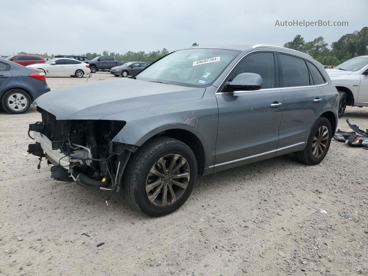 2016 Audi Q5 Premium Plus Gray vin: WA1L2AFP6GA064818