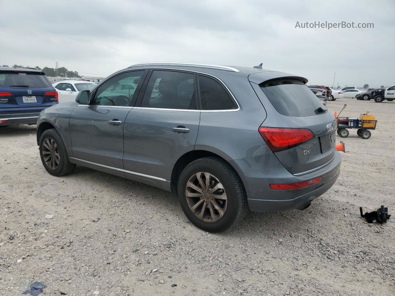 2016 Audi Q5 Premium Plus Gray vin: WA1L2AFP6GA064818