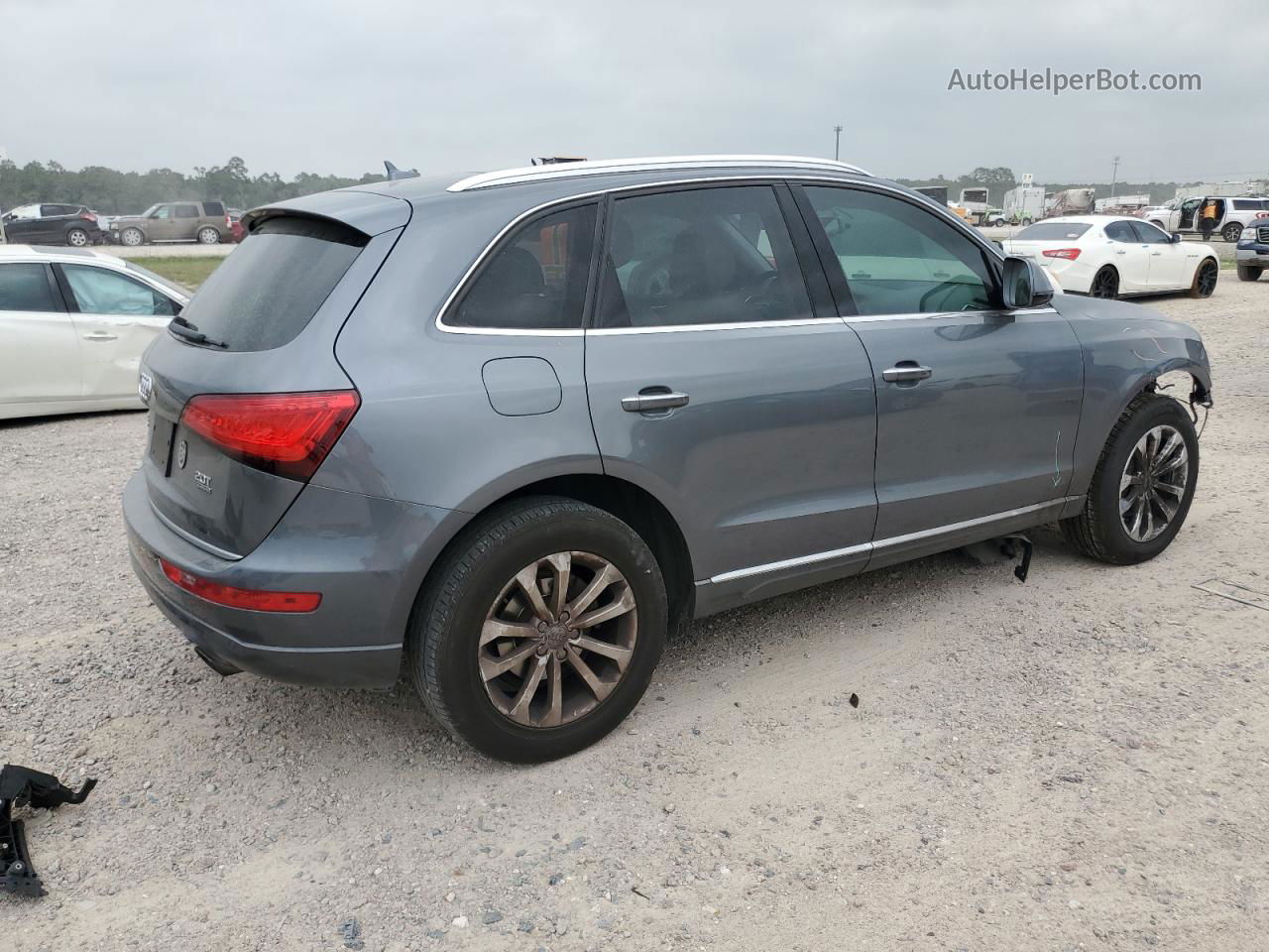 2016 Audi Q5 Premium Plus Gray vin: WA1L2AFP6GA064818