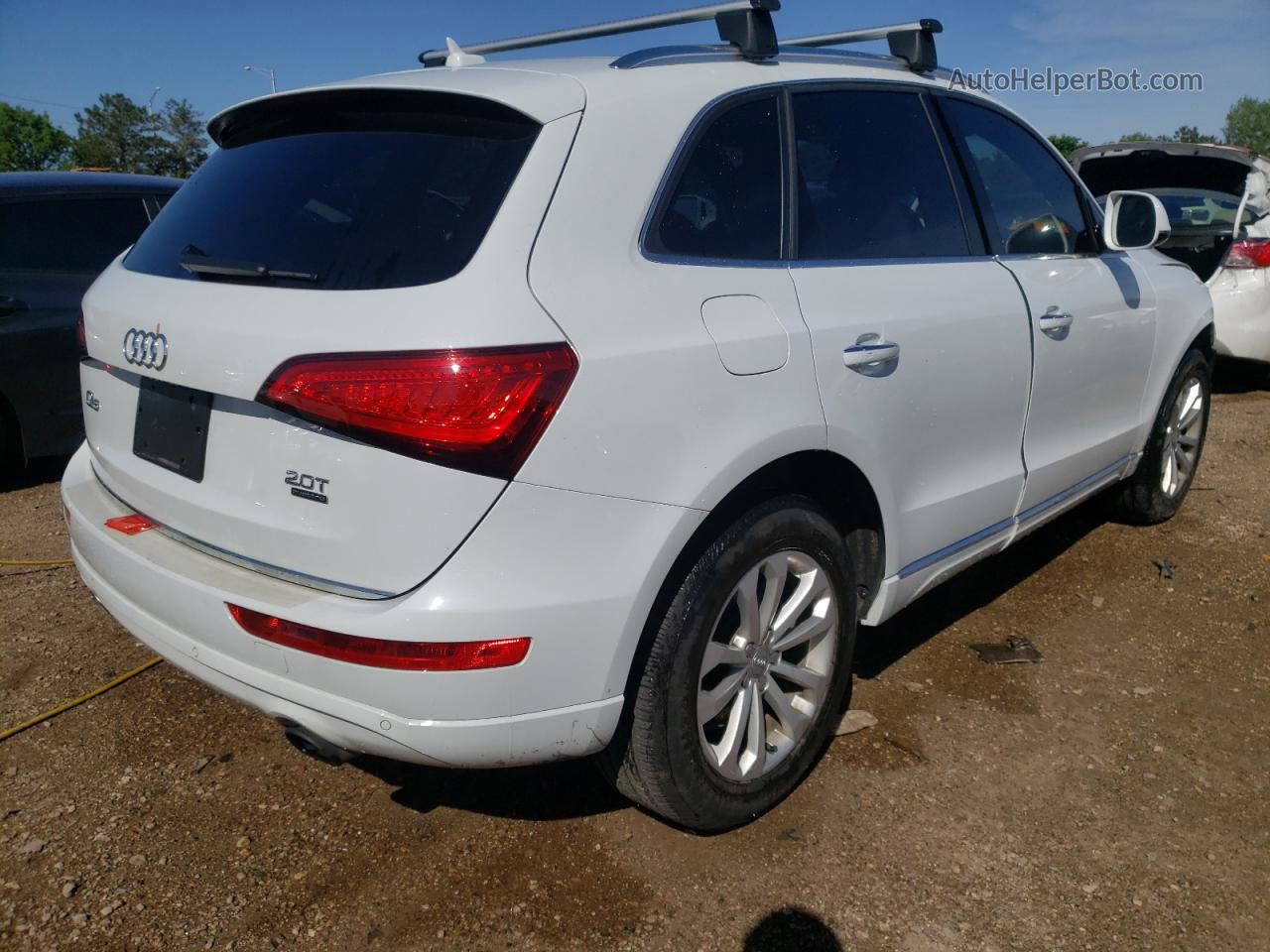 2016 Audi Q5 Premium Plus White vin: WA1L2AFP6GA094093