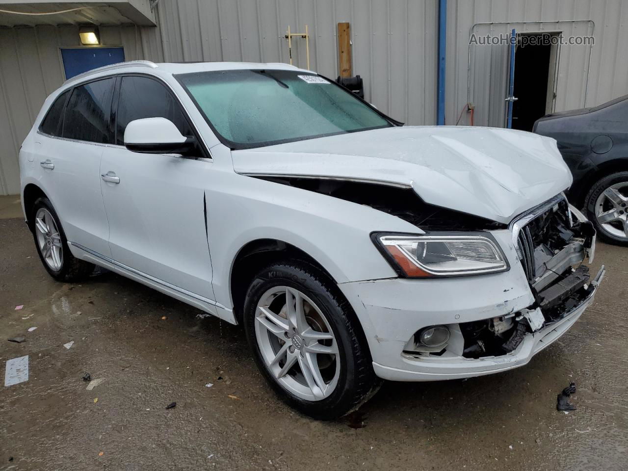 2016 Audi Q5 Premium Plus White vin: WA1L2AFP6GA129635