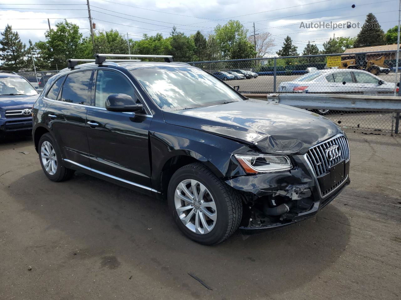 2016 Audi Q5 Premium Plus Черный vin: WA1L2AFP6GA131269