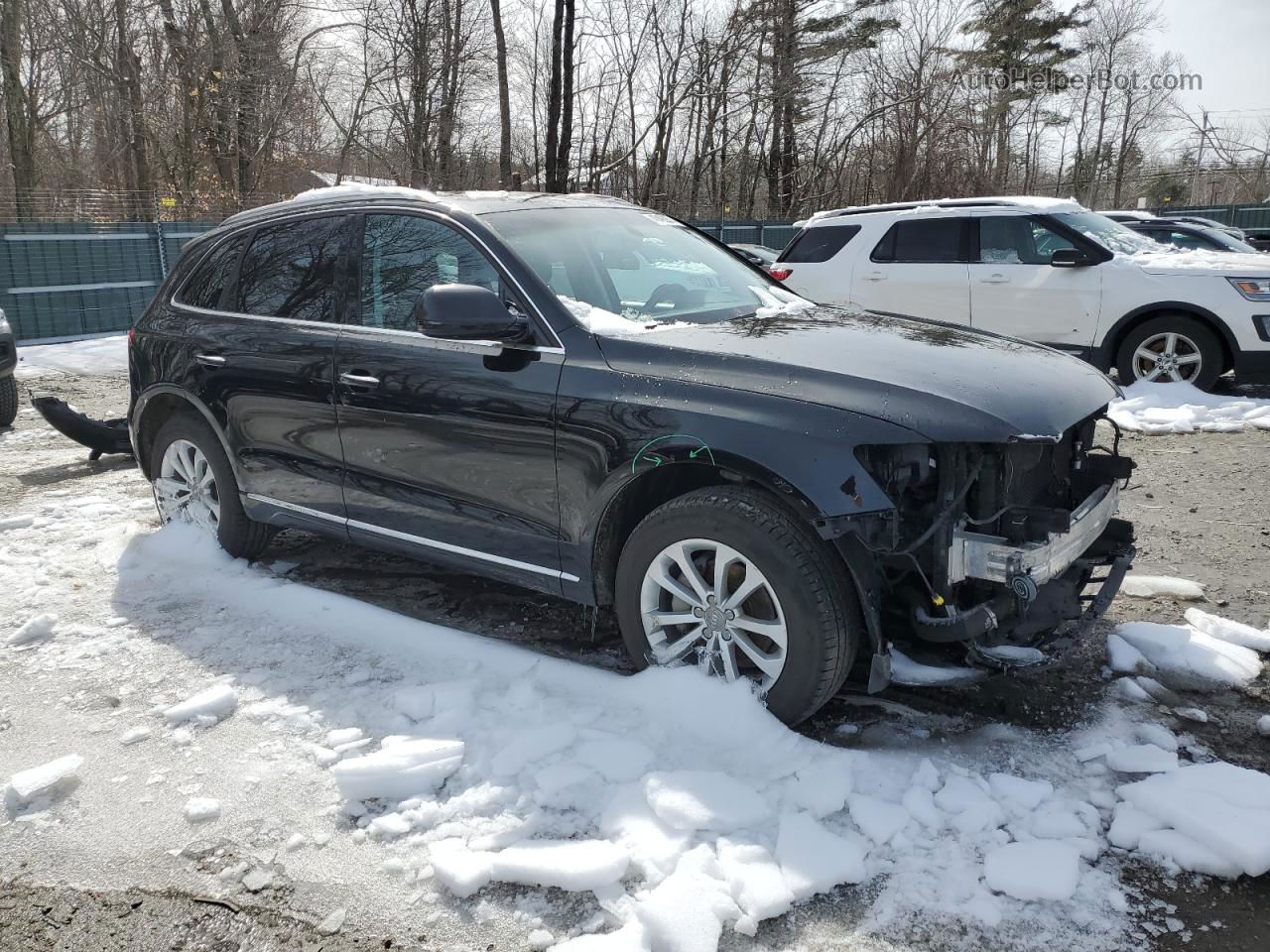 2016 Audi Q5 Premium Plus Черный vin: WA1L2AFP7GA021492