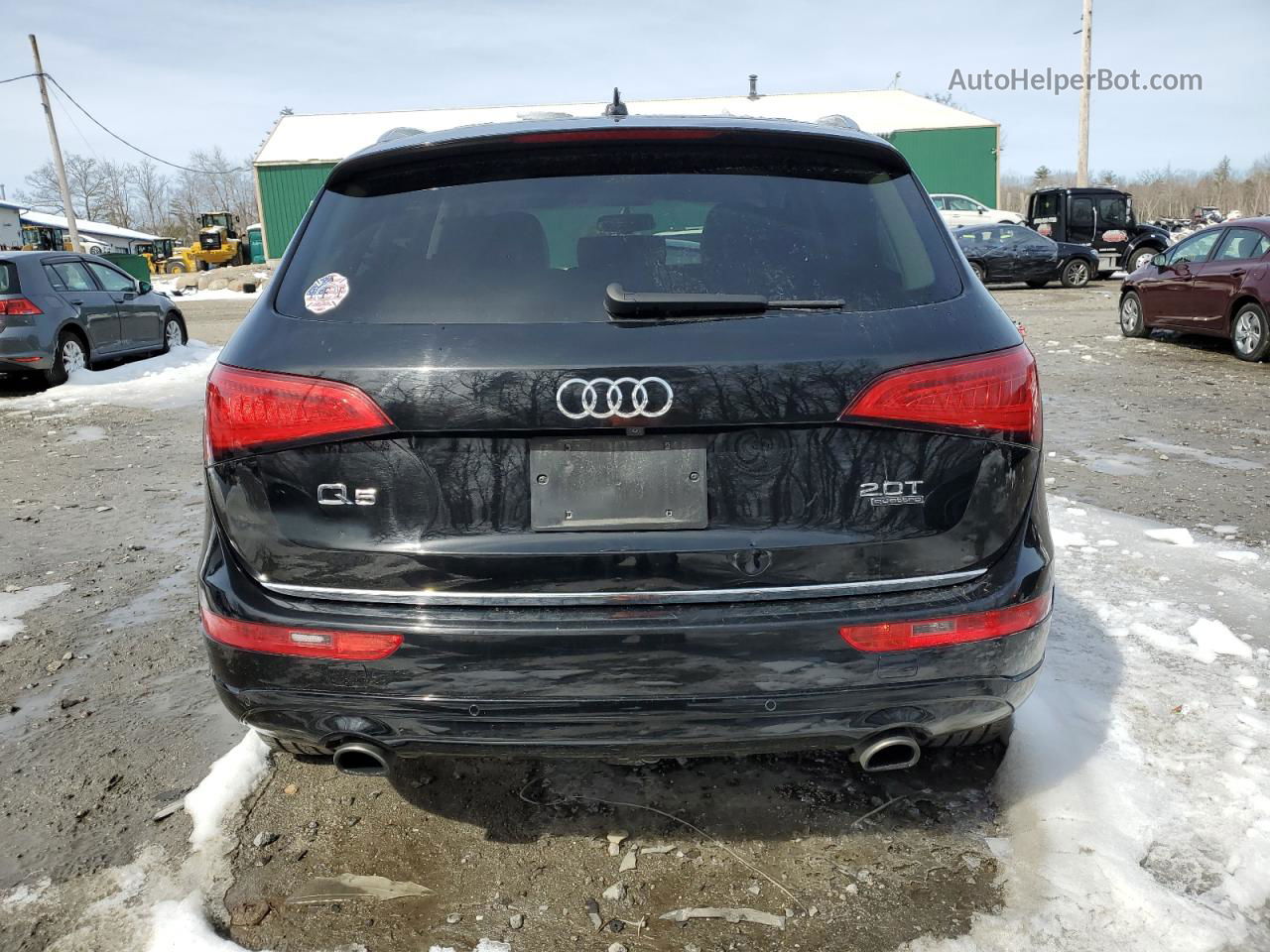 2016 Audi Q5 Premium Plus Черный vin: WA1L2AFP7GA021492