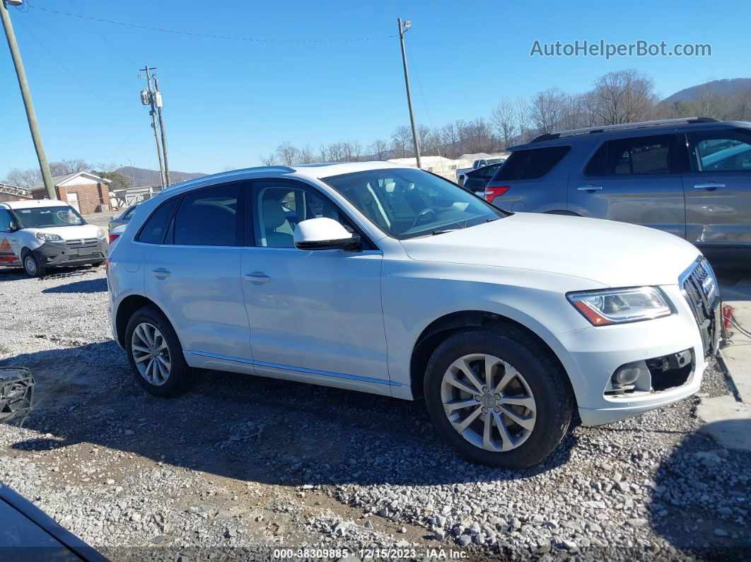 2016 Audi Q5 2.0t Premium White vin: WA1L2AFP7GA028507