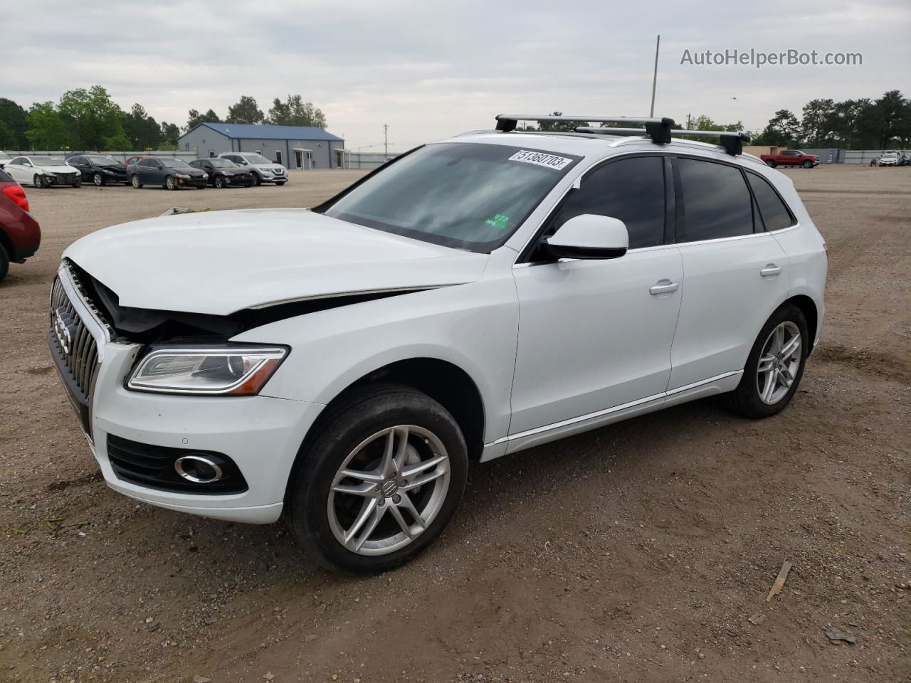 2016 Audi Q5 Premium Plus White vin: WA1L2AFP7GA037028