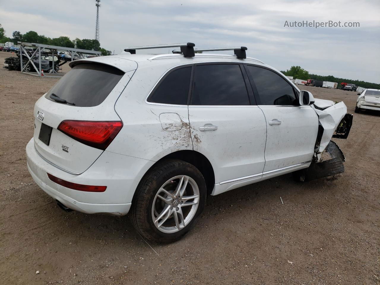 2016 Audi Q5 Premium Plus White vin: WA1L2AFP7GA037028