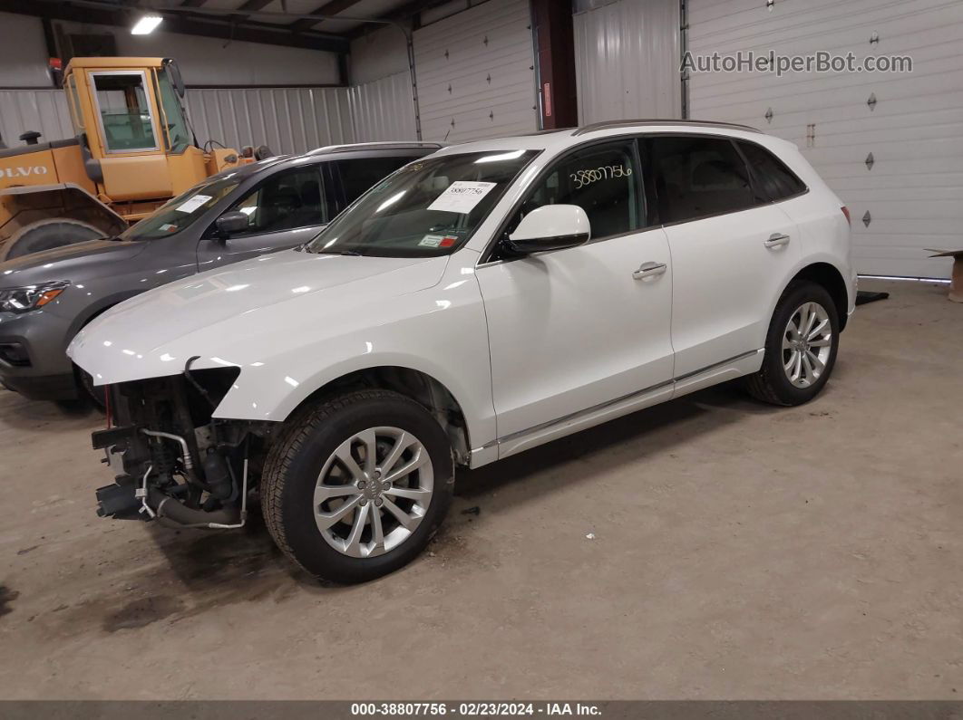 2016 Audi Q5 2.0t Premium White vin: WA1L2AFP7GA038406