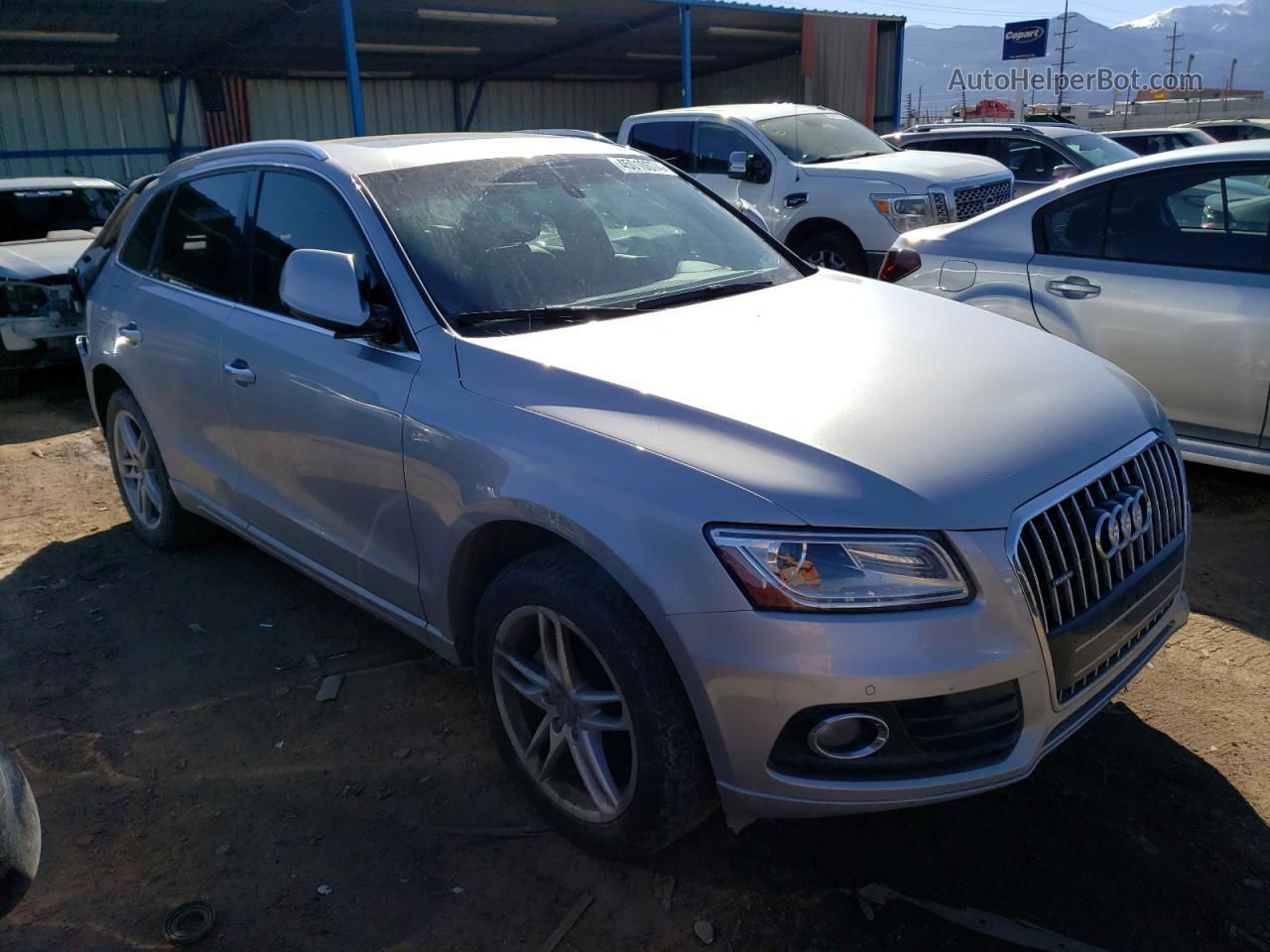 2016 Audi Q5 Premium Plus Silver vin: WA1L2AFP7GA039099