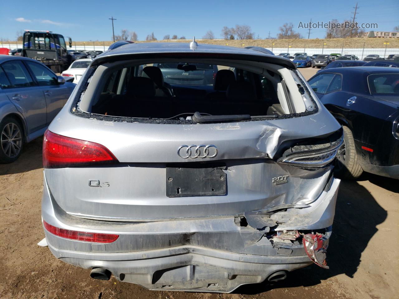 2016 Audi Q5 Premium Plus Silver vin: WA1L2AFP7GA039099