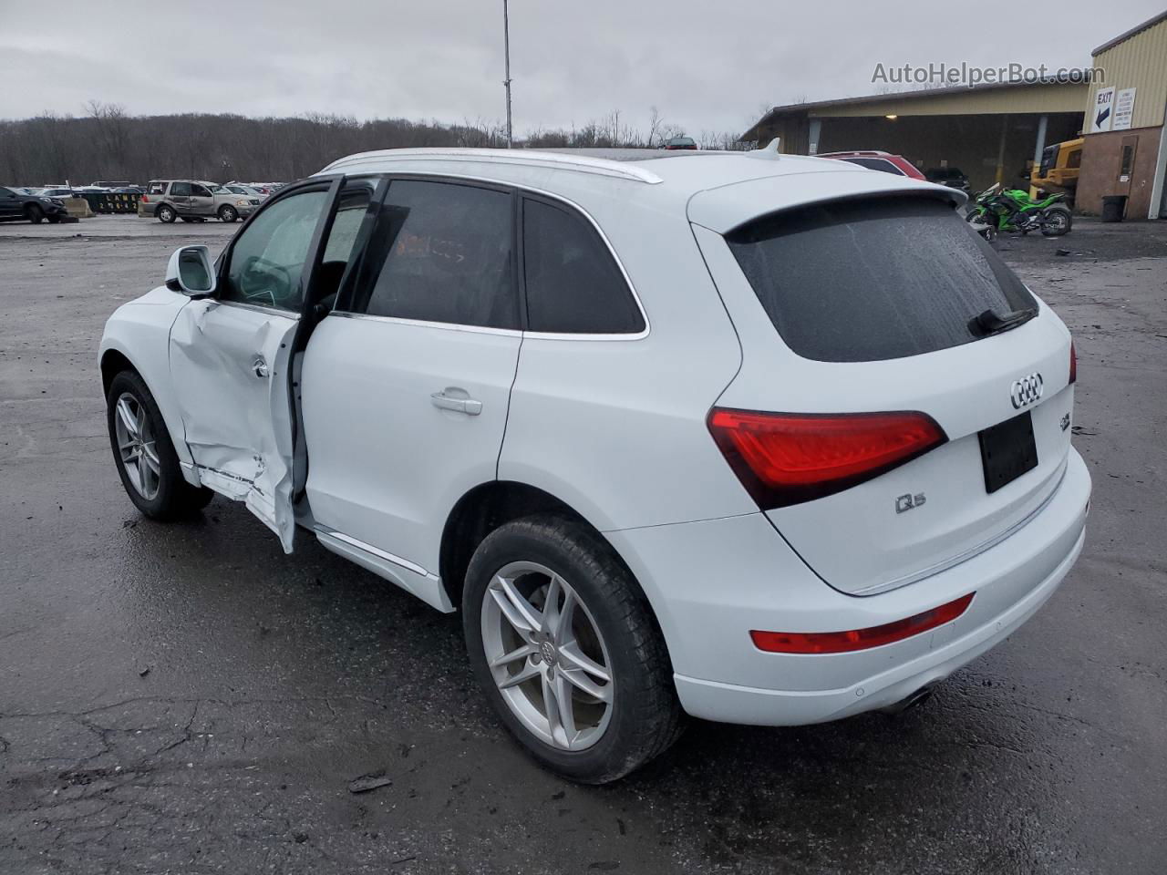 2016 Audi Q5 Premium Plus White vin: WA1L2AFP7GA091784