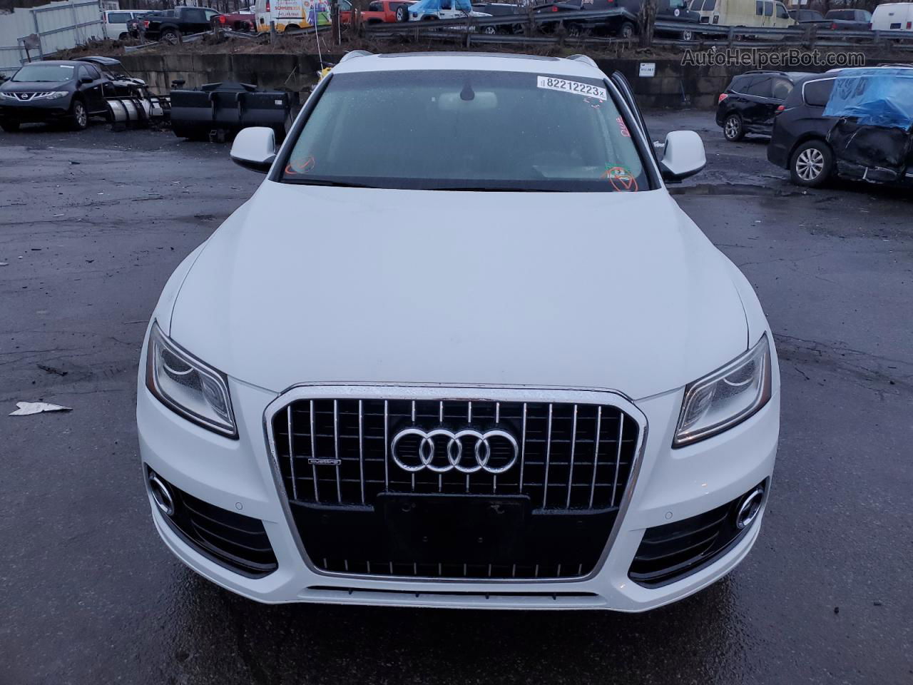 2016 Audi Q5 Premium Plus White vin: WA1L2AFP7GA091784