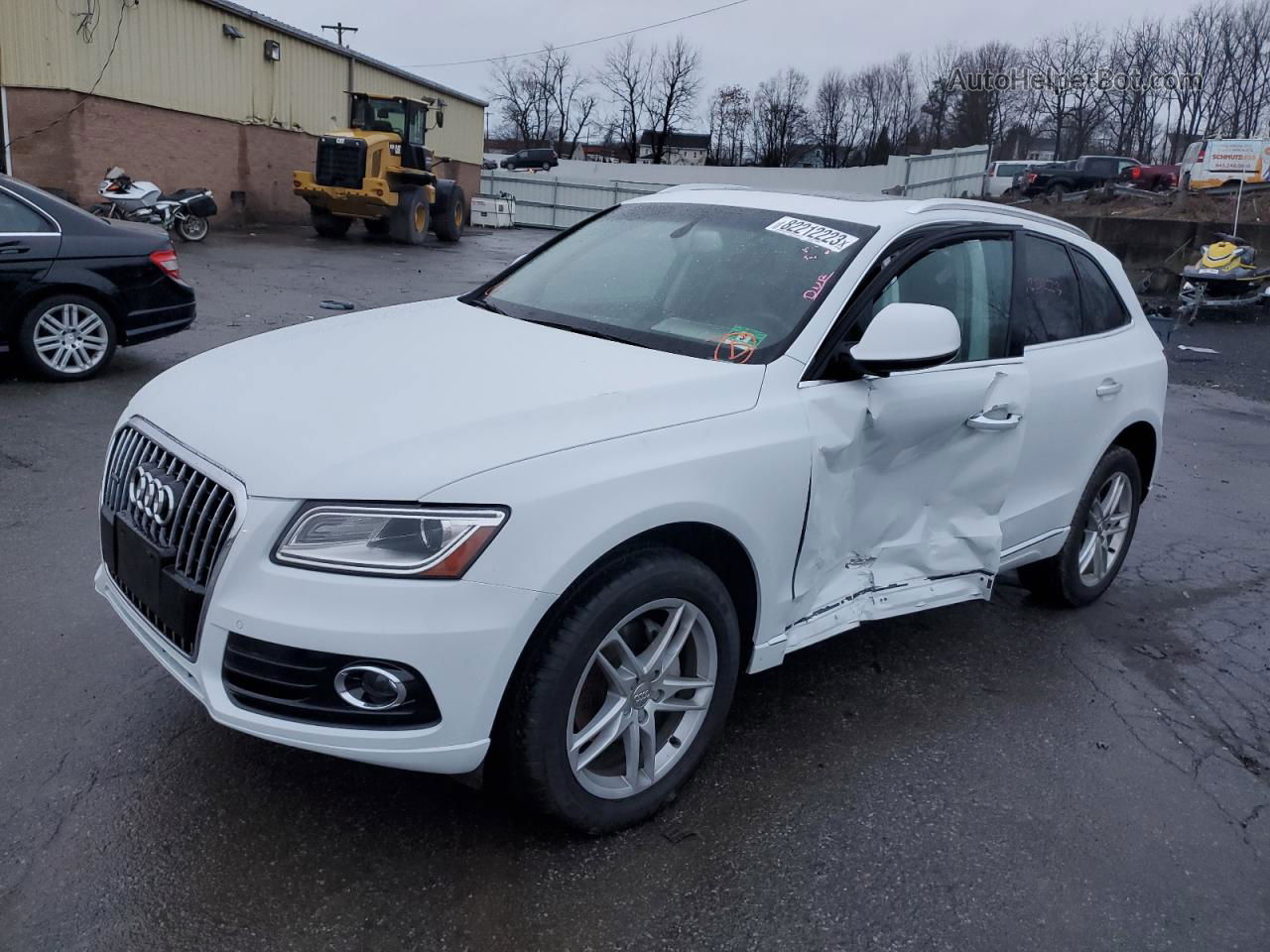 2016 Audi Q5 Premium Plus White vin: WA1L2AFP7GA091784